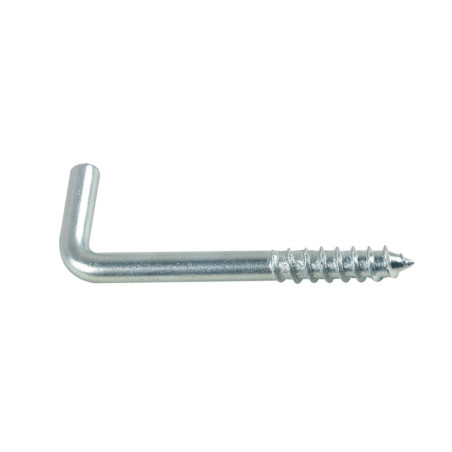 100 Gonds à Vis 6 x 80 mm - NFE 25611 - Zingué blanc - D-Work