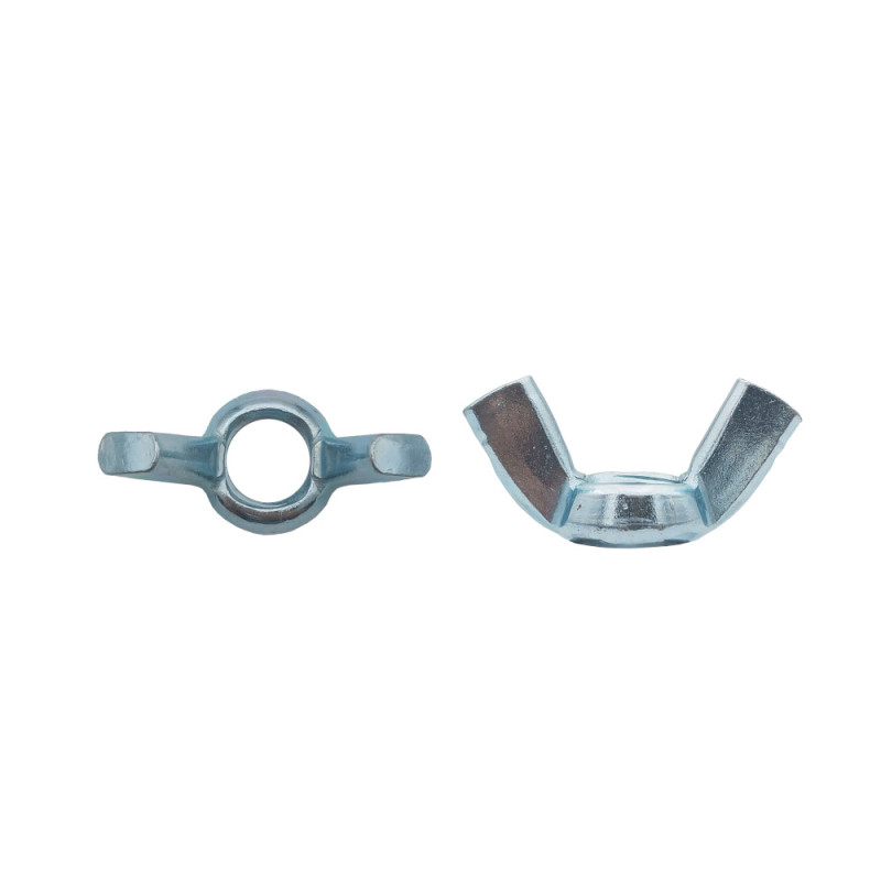 50 Écrous à Oreille M16 – Zingué Blanc – Fixation Sécurisée et Durable - LENNIE