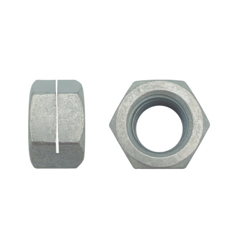 200 Écrous Frein M5 – Zingué Blanc, Norme NFE 25-411 – Fixation Sécurisée et Durable - LENNIE