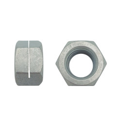 200 Écrous Frein M6 – Zingué Blanc, Norme NFE 25-411 – Fixation Sécurisée et Durable - LENNIE