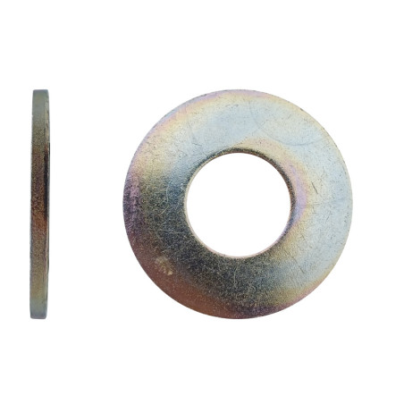 200 Rondelles Plates L12 – Zingué Bichro, Norme NFE 25513 – Fixation Sécurisée et Durable - LENNIE