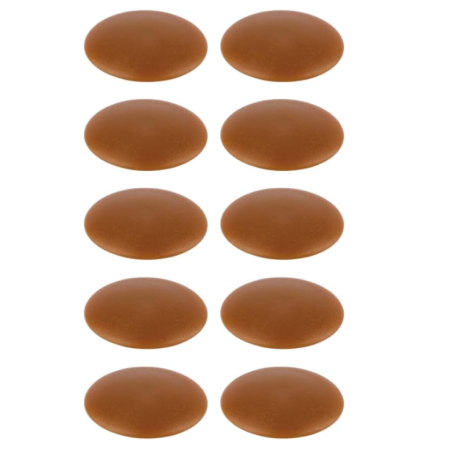 100 Capuchons à clipser Marron pour Vis Béton Empreinte Torx T30 - Polyamide - D-Work