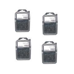4 Coques de 100 Vis Plaque de Plâtre 25 mm – Phosphaté Noir – Fixation Sécurisée et Durable - LENNIE