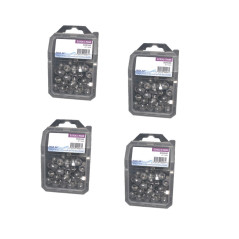 4 Coques de 10 Ecrous Borgnes M16 mm - DIN 1587 - Inox A2 - D-Work