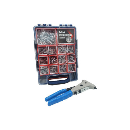 Coffret 3 Rivets Standards + 1 Pince GO755 – Outils de Fixation – Pratique et Efficace - LENNIE