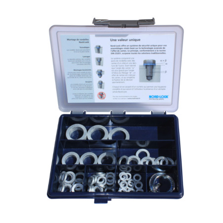 Coffret 76 Rondelles Nord-Lock Delta Protekt Collées - D-Work