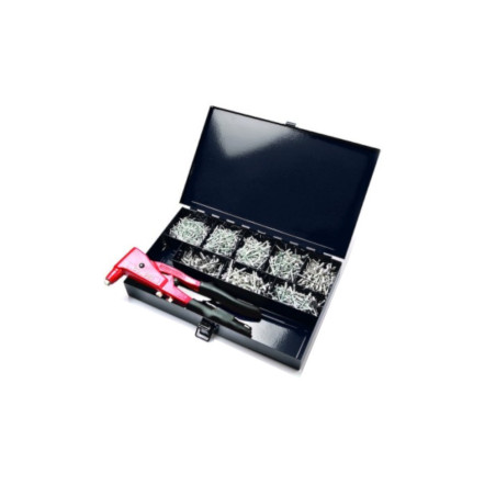 Coffret 1000 Rivets avec Pince GO9800 - Fixation Rapide et Pratique - D-Work