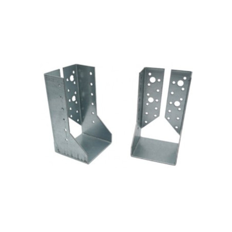 34 Sabots Ailes Intérieures 80x150x2 mm – Acier, Norme Standard – Fixation Sécurisée et Durable - LENNIE