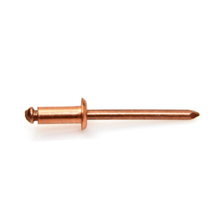 500 Rivets Aveugles Cuivre/Acier 3x10 mm - Résistants et Durables - - D-Work