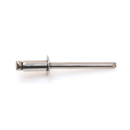500 Rivets Aveugles Inox A2 TR 4x16 mm - Résistants et Durables - - D-Work