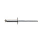 250 Rivets Éclatés Aluminium/Acier 4x14 mm - Fixation Solide et Durable - D-Work