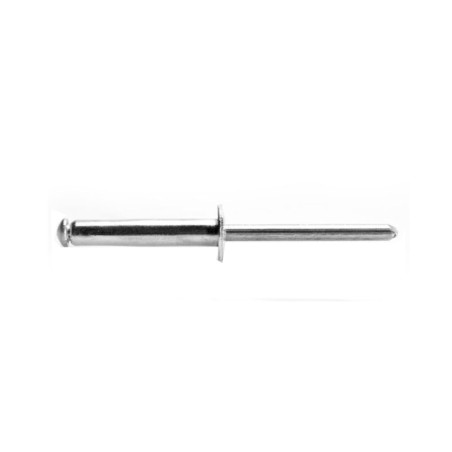 250 Rivets Étoile Aluminium/Aluminium 4.8x16 mm - Fixation Durable et Légère - D-Work
