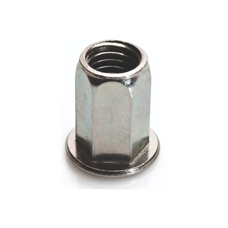 100 Écrous à Sertir Hexagonaux M10-18 - Acier GOFIX - Fixation Robuste et Durable - D-Work