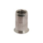 100 Écrous à Sertir Crantés Inox M10-21 - Fixation Durable et Résistante - D-Work