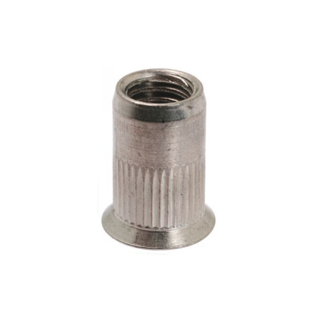 150 Écrous Sertir Crantés Inox M8-19 - Inox Durable et Résistant - Fixation Sécurisée - D-Work