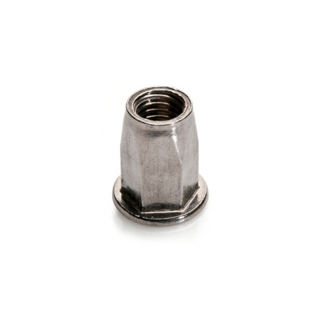 200 Écrous à Sertir Hexagonaux M8-18 - Inox TP GOFIX - Fixation Robuste et Durable - D-Work