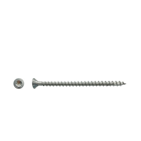200 Vis Bois UV20 TF Torx T25 5x50 mm - Zinguées, Filetage Total - Fixation Robuste et Durable - D-Work