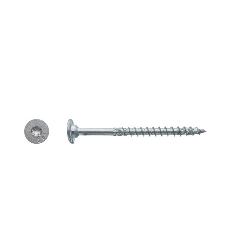 100 Vis Charpente FWX TC TTX30 DXAS+ 6x80 mm - Zing WAX, Résistantes et Durables - - D-Work