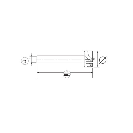 Mèche à Façonner Acier D.15 - Queue 10, Longueur 90 mm - Précision et Performance Optimale - LEMAN
