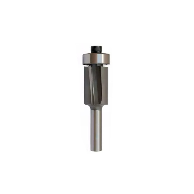Mèche Affleureuse Droite HM D.19 - Longueur Utile 16 mm, Queue 6 mm - Précision et Finition Parfaite - LEMAN