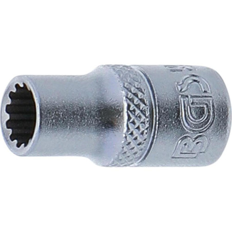 Douille pour Clé Gear Lock 6,3 mm (1/4 ) - 6 mm - Précision et Fiabilité - BGS