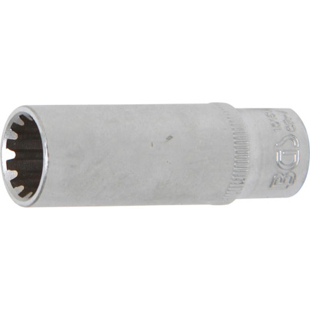 Douille pour Clé Gear Lock Longue 6,3 mm (1/4 ) - 11 mm - Précision et Durabilité - BGS