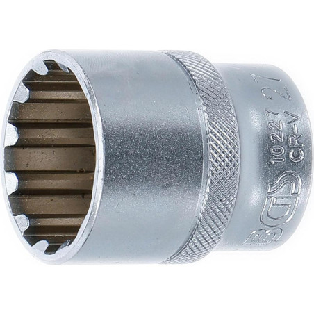 Douille pour Clé Gear Lock 12,5 mm (1/2 ) - 27 mm - Acier Résistant - Prise Sécurisée et Durable - BGS
