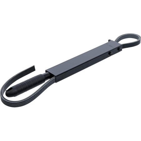 Clé Sangle pour Poulies - 0,5 x 0,13 x 0,028 m - Pour Courroies Striées et Plates - - BGS
