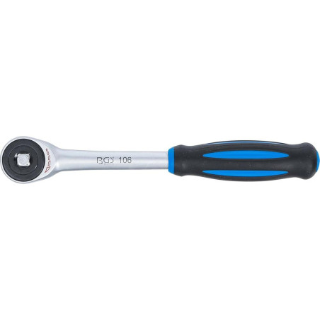 Cliquet Réversible Poignée Rotative 10 mm (3/8 ) - Acier, Précision et Maniabilité - - BGS