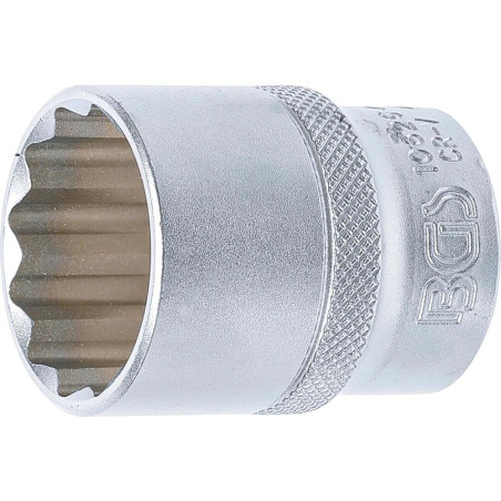 Douille pour Clé 12,5 mm (1/2) 26 mm - Douze Pans - Précision et Robustesse, Acier - D-Work