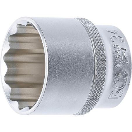 Douille pour Clé Douze Pans 12,5 mm (1/2 ) - 12 mm - Acier Résistant - Précision et Durabilité - BGS