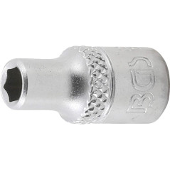 Douille pour Clé Six Pans 6,3 mm (1/4), Acier, Compacte et Précise, Zones Difficiles - D-Work