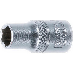 Douille pour Clé Six Pans 6,3 mm (1/4 ) - Acier, Compacte et Précise - BGS