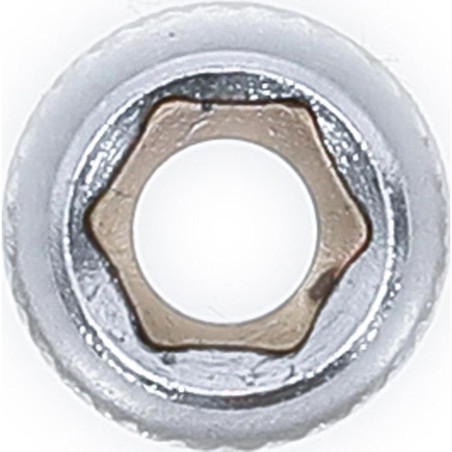 Douille pour Clé Six Pans 6,3 mm (1/4 ) - Acier, Compacte et Précise - BGS