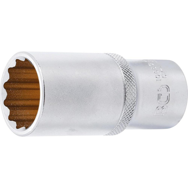 Douille à Douze Pans Longue 12,5 mm (1/2 ) - 26 mm - Acier Résistant - Précision et Durabilité - BGS