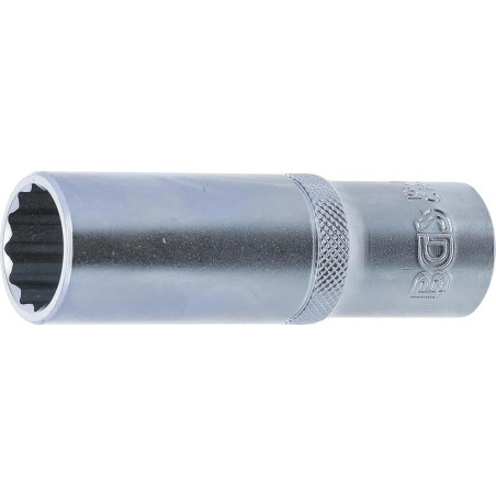 Douille Longue 12 Pans 12,5 mm (1/2 ) - 17 mm - - Précision et Durabilité - BGS