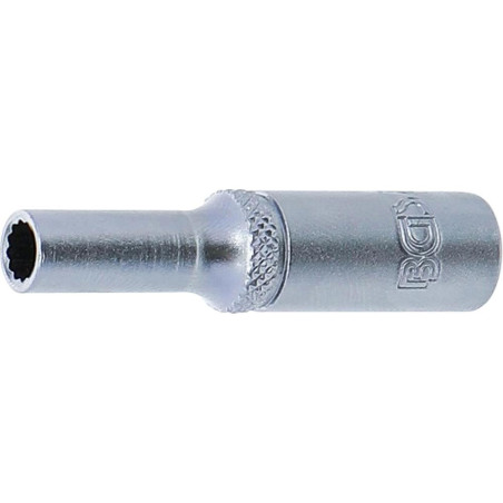 Douille pour Clé Douze Pans Longue 6,3 mm (1/4 ) - 5 mm - Précision et Durabilité - BGS