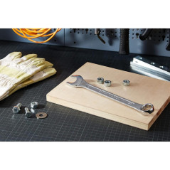 Clé Mixte 21 mm - Acier, 24,5 cm - Précision et Robustesse - BGS