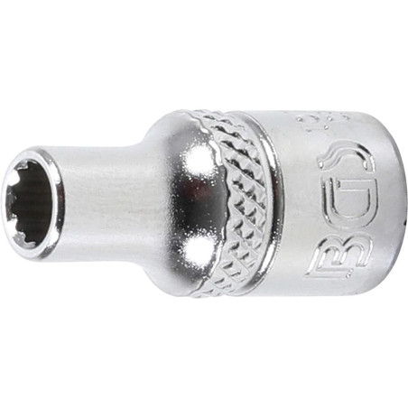 Douille pour Clé Douze Pans 6,3 mm (1/4) - 4,5 mm - Précision et Robustesse, Acier - D-Work