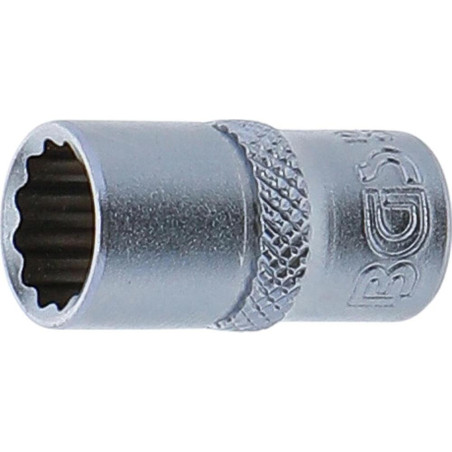 Douille pour Clé Douze Pans 6,3 mm (1/4 ) - 9 mm - Acier Résistant - Usage Précis et Durable - BGS