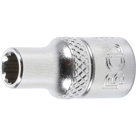 Douille pour Clé Douze Pans 6,3 mm (1/4 ) - 5 mm - Acier Résistant - Précision et Durabilité - BGS