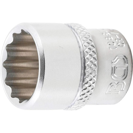 Douille pour Clé Douze Pans 6,3 mm (1/4 ) - 9/16 - Acier Résistant et Précis - - BGS