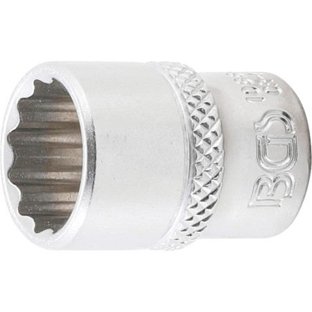 Douille pour Clé Douze Pans 6,3 mm (1/4 ) - 9/16 - Acier Résistant et Précis - - BGS
