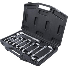 Jeu de Clés à Pipe 6-22 mm - 11 pcs - Polyvalence et Précision, Zones Difficiles - Acier Résistant - D-Work