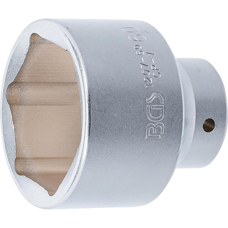 Douille pour Clé Six Pans 20 mm - 60 mm - Acier Résistant - Usage Professionnel - BGS