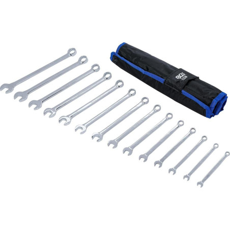 Jeu de Clés Mixtes Extra Longues 6-19 mm - 14 pcs - Acier Résistant et Précision Professionnelle - D-Work