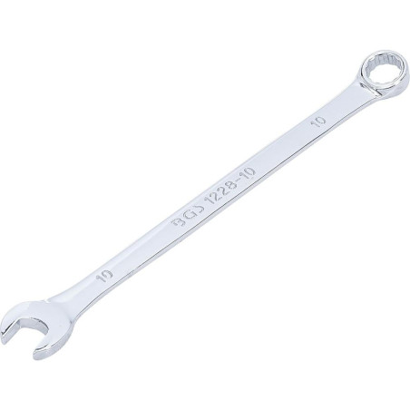 Clé Mixte Extra Longue 10 mm - Précision et Confort d Utilisation, Zones Difficiles, Acier Résistant - D-Work