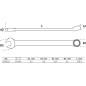 Clé Mixte Extra Longue 10 mm - Acier Résistant - Précision et Confort d Utilisation - BGS