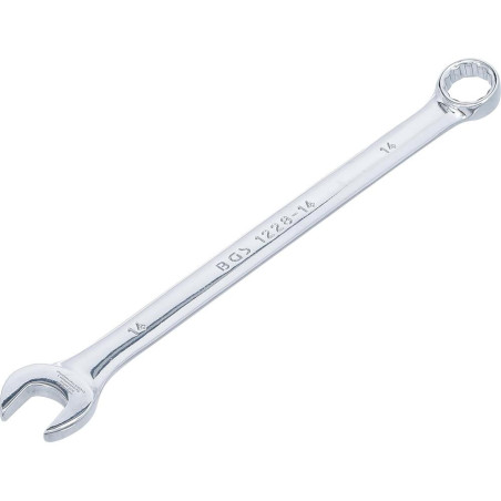 Clé Mixte Extra Longue 14 mm - Précision et Confort d Utilisation, Zones Difficiles, Acier Résistant - D-Work