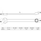 Clé Mixte Extra Longue 14 mm - Acier Résistant - Précision et Confort d Utilisation - BGS